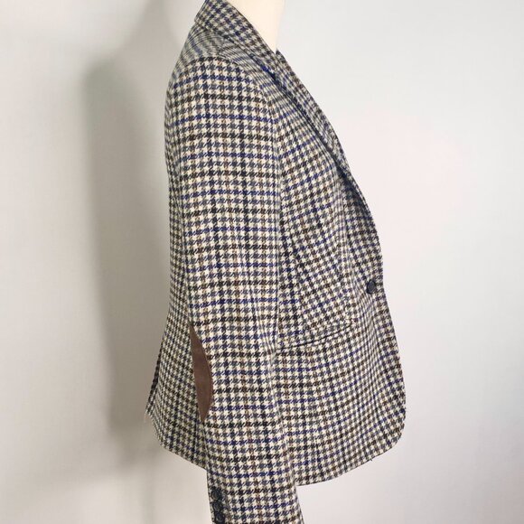 J Crew  - Sommerset Houndstooth Blazer Coat - Picture 2 of 12